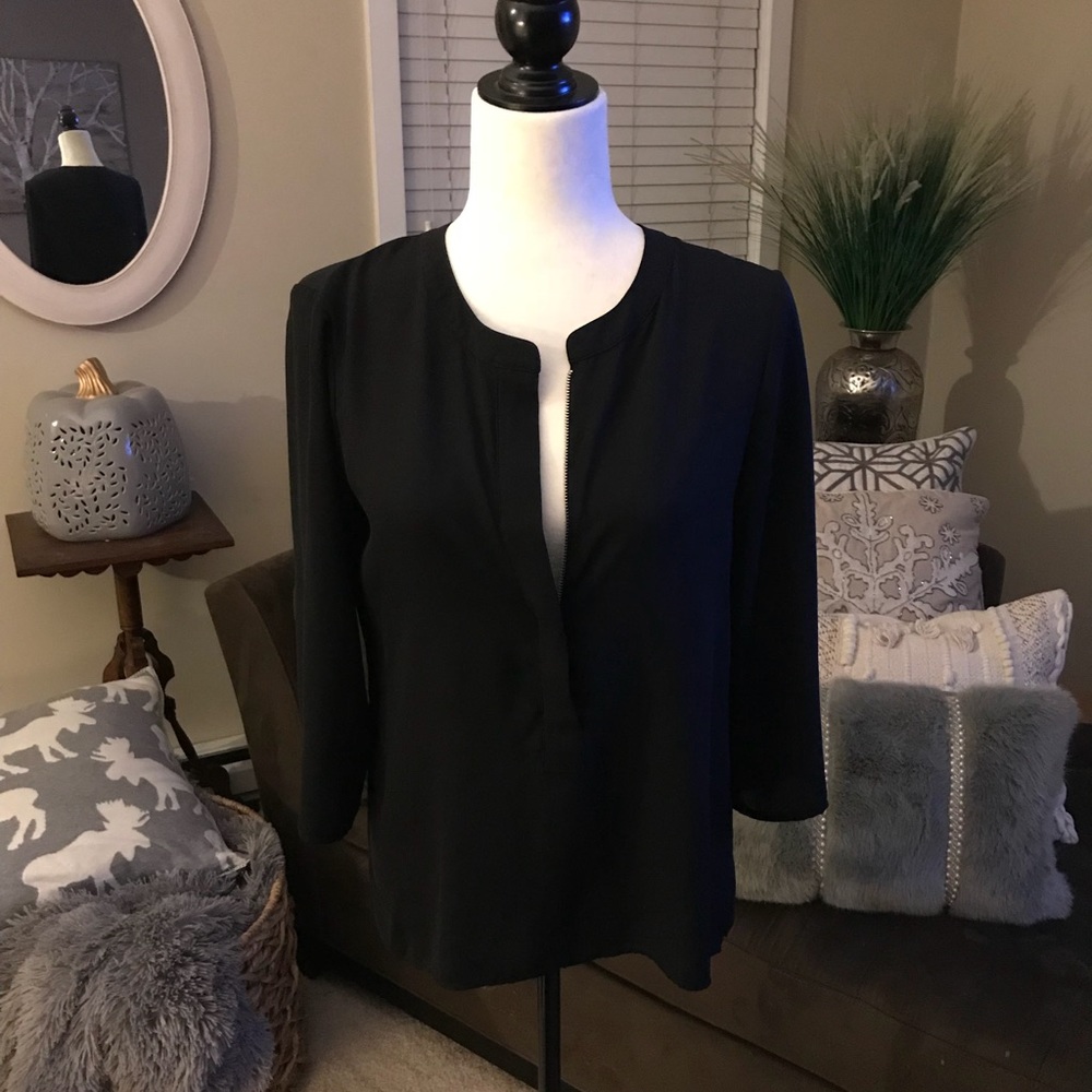 Express black zip portifino